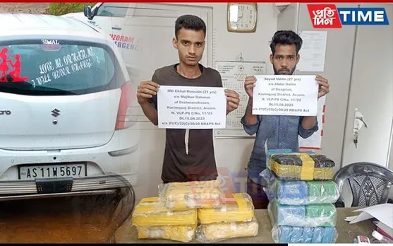Mizoram Police Nab Two Assam Men Amid Cross-Border Drug Smuggling Bid