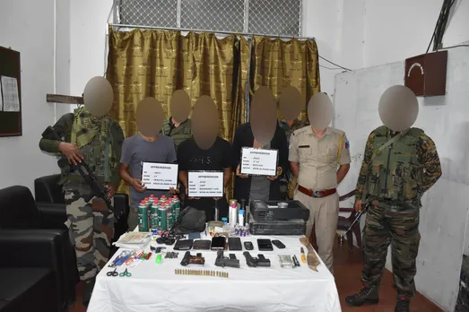 3 NSCN (K-Nikki) Cadres Apprehended in Nagaland; Arms & Ammunition Seized