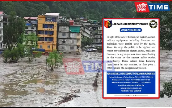 Sikkim Floods: Military Equipment Swept Away in Teesta; Public Asked to be Vigilant
