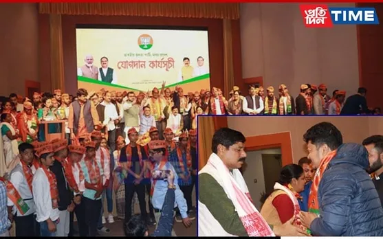 Major Schism Evident! Over 300 AASU Members Join BJP