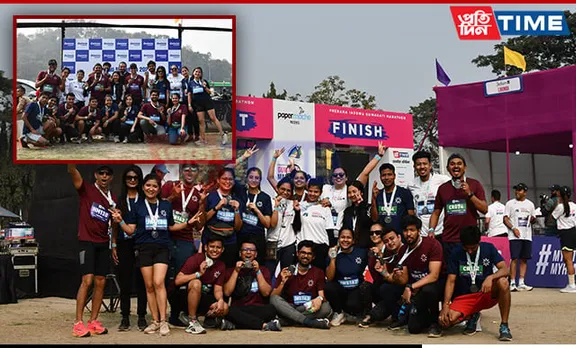 Vantage Circle Shines at Guwahati Marathon with Strong Employee Participation