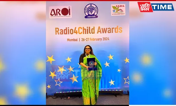 Guwahati's RJ Mandy Wins Unicef Radio For Child Award in Mumbai