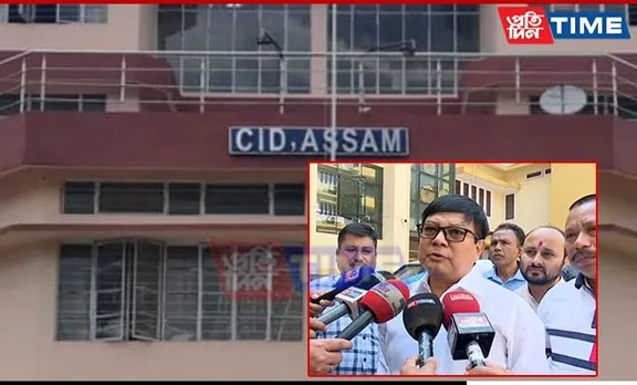 CLP Leader Debabrata Saikia Leaves CID Office after Over 3 Hours Grilling