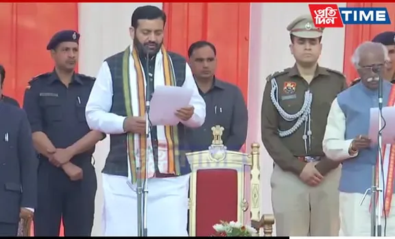 Nayab Singh Saini Takes Oath as Chief Minister of Haryana