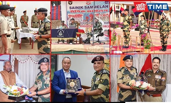 ADG BSF Reviews Security Measures Along Meghalaya Border, Meets State Officials