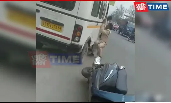 Assam: Driver Drags Home Guard in Howly, Escapes After Colliding with Two-Wheeler