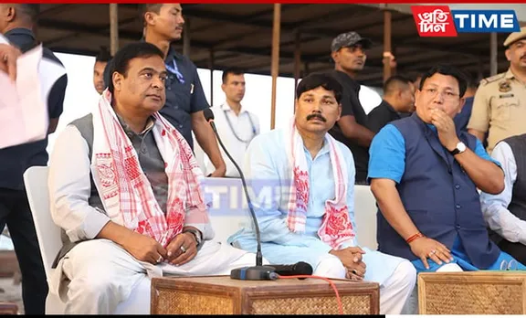 Assam CM Inspects Venue for PM Modi's Rally in Nalbari