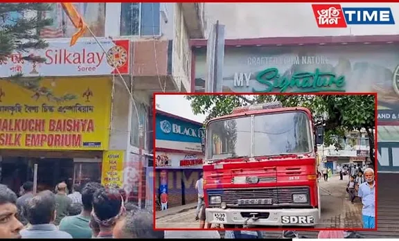 Fire Engulfs Fancy Bazar; 'Silkalay' Among Several Shops Gutted