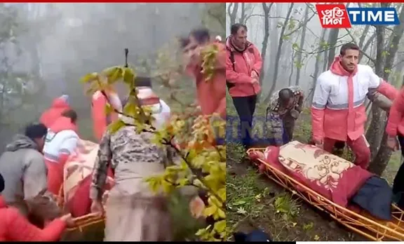 Video Emerges Alleging Transfer of Bodies from Helicopter Crash Involving Iran Prez Raisi