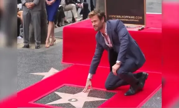 Actor Chris Hemsworth Gets Hollywood Walk Of Fame Star