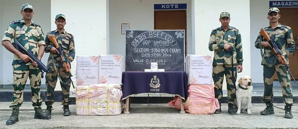 BSF Meghalaya Foils Illegal Smuggling Attempts along Indo-Bangladesh Border