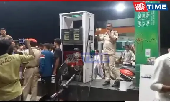 Assam: Several Vehicles Damaged As Petrol Pump Supplies Water, Locals Protest