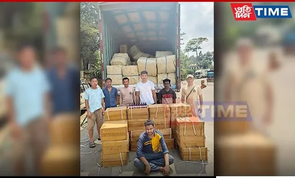 Karimganj Police Seize Large Quantity of Cough Syrup at Assam-Tripura Border