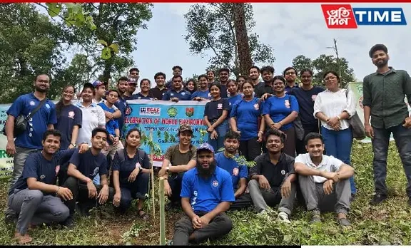 Mega Plantation Drive Held At Guwahati's Garbhanga Reserve Forest
