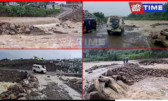 NH-27 Connecting Silchar-Haflong Shut Down as Jatinga River Overflows