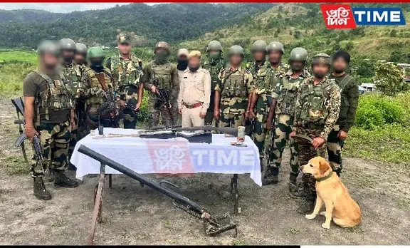 Manipur: Security Forces Bust Arms Cache Kangpokpi, Imphal East
