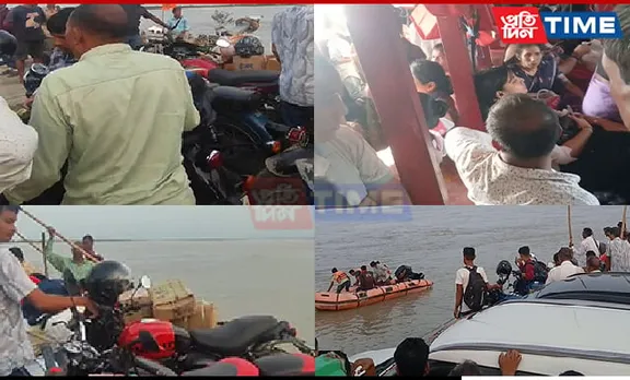 Ferry With Over 70 Passengers Stranded in Brahmaputra