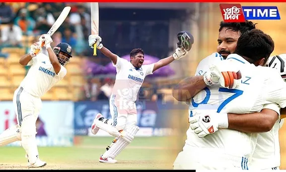 Rain Halts Sarfaraz, Pant’s Masterclass as India Closes on New Zealand’s Lead