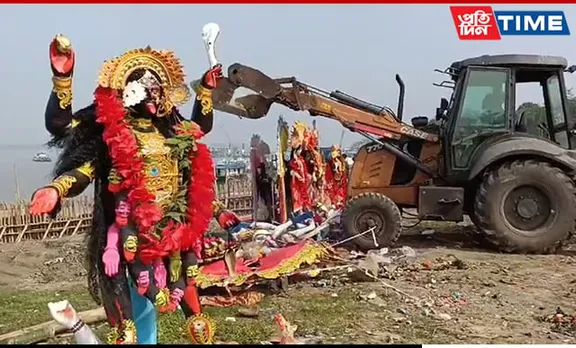 GMC Clears Hundreds of Kali Puja Idols from Lachit Ghat in Major Cleanup Drive