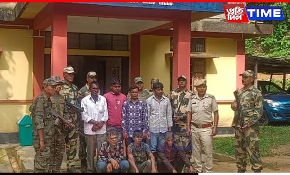Infiltration Bid Foiled in Meghalaya, 7 Bangladeshi Nationals Nabbed