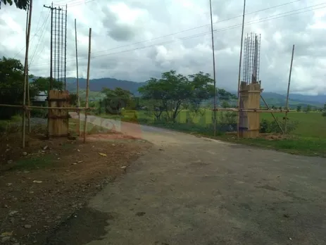 Alleged Naga transgressors build gate on Assam-Nagaland Border