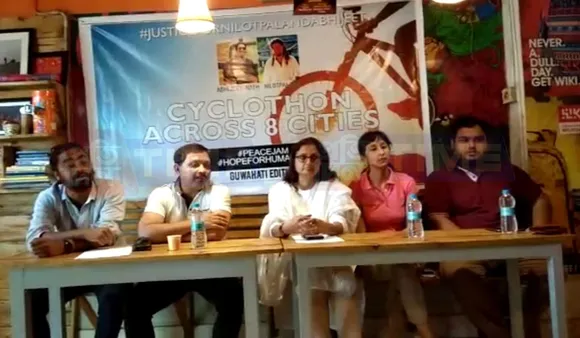 Cyclothon across eight cities seeking justice for Abhijeet, Nilotpal and Jhankar