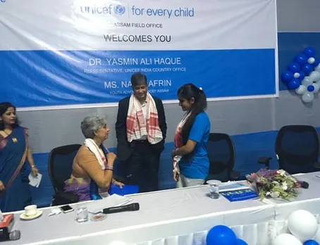 Nahid Afrin appointed UNICEF ‘Youth Advocate’ for NE