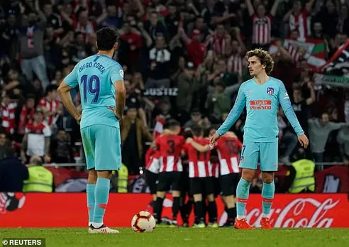 Athletic Bilbao beats Atletico Madrid by 2-0
