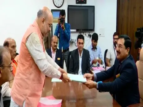 Amit Shah Files Nomination From Gandhinagar