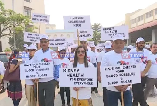 GMCH doctors organise awareness rally on World Kidney Day