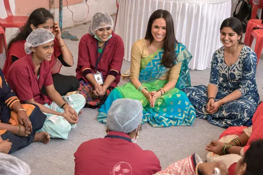 Meghan Markle’s saree look during her India Trip goes viral