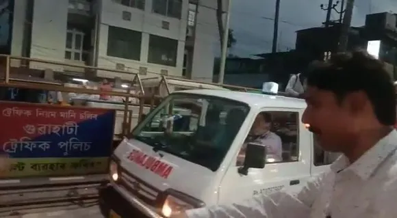 Himanta’s Roadshow In Guwahati disrupts Ambulances