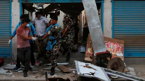 3 serial blasts rock Kathmandu