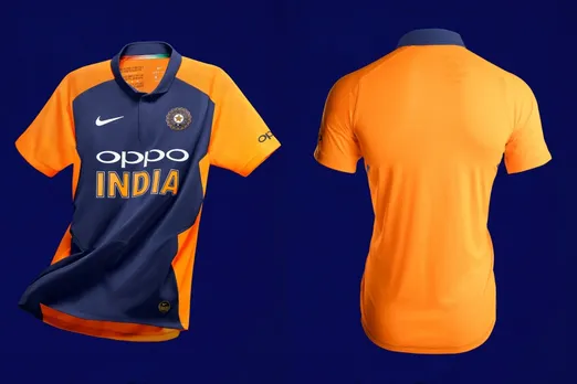 India’s orange-blue jersey officially unveiled