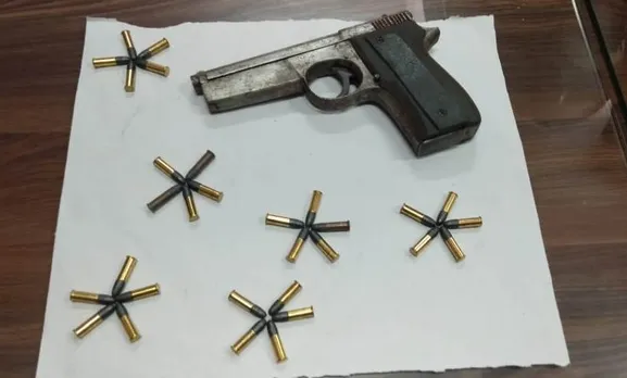 Arms & ammunition recovered at Guwahati Railway Station