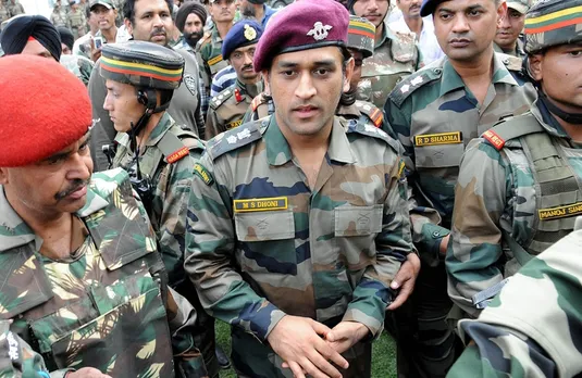 MS Dhoni Deployed in Kashmir Valley