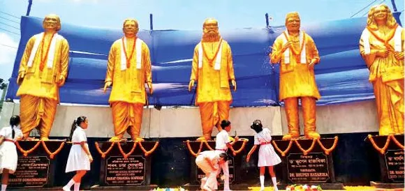Statues of Assam’s literary stalwarts unveiled