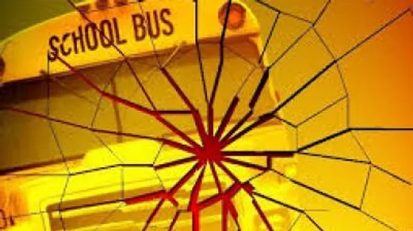 Driver, student injured in Guwahati school bus crash