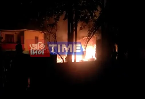 Devastating Fire breaks out at Krishna Nagar