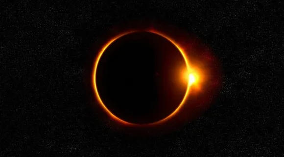 Solar eclipse today