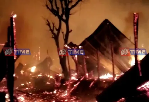 Massive Fire Blazed Out At Goalpara
