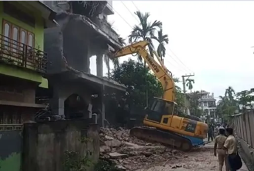 GMC Demolishes RTI Activist Dulal Bora’s Basistha House
