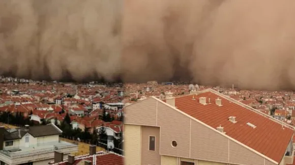 Huge Sandstorm Engulfs Turkish Capital
