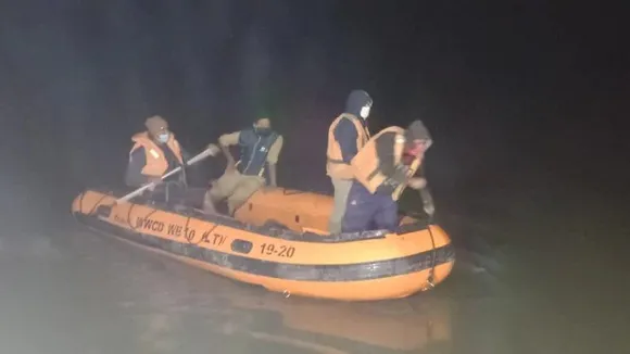 2 Missing As 9 Trucks Slide Off Vessel, Fall Into Ganga River