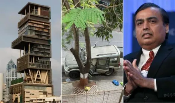 SUV With Explosives Found Near Mukesh Ambani’s House