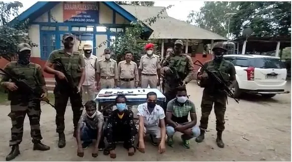 Bokajan: Huge Cache of Arms Recovered, 4 Held