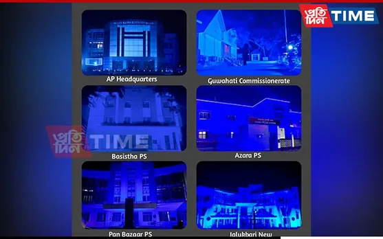 Assam Police Goes ‘Blue’, Observes World Children’s Day 2021