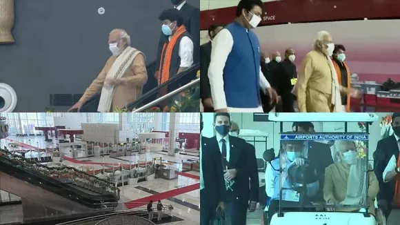 PM Modi Inaugurates New Integrated Terminal Building At Tripura Airport