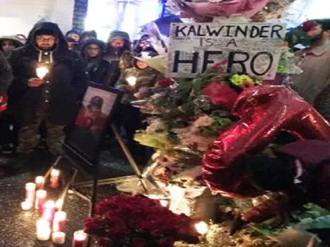 Candlelight vigil held paying tribute to Kalwinder Thind