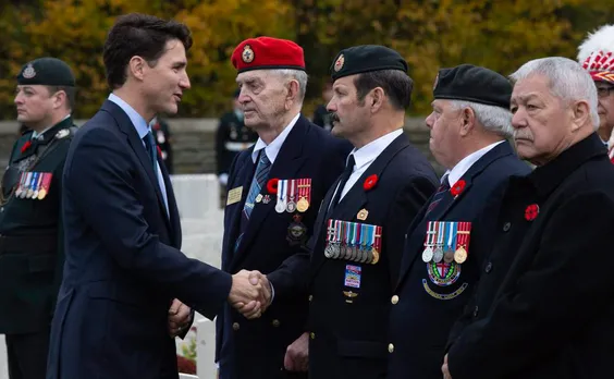 PM Justin Trudeau Participates In Commemorative Ceremony At The Canadian National Vimy Memorial